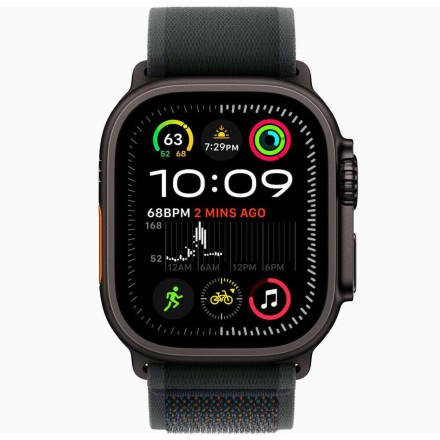 Часы Apple Watch Ultra 2 GPS + Cellular, 49 мм Trail Loop (черный/черный), размер M/L