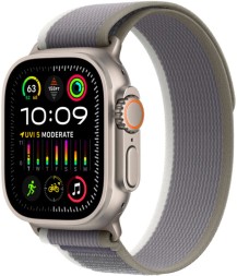 Apple Watch Ultra 2 GPS + Cellular, 49 мм ремешок Trail (зеленый/серый), размер S/M