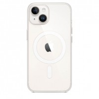 Силиконовый прозрачный чехол MagSafe для Apple iPhone 14 Plus (50224180)