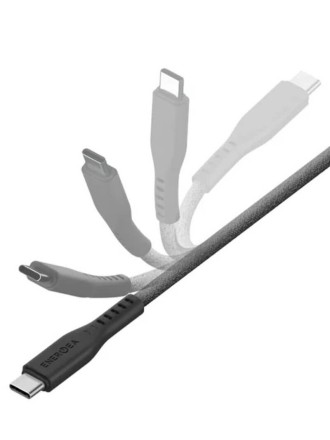 Кабель EnergEA FLOW USB-C to USB-C 5A 1.5м, черный