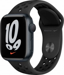 Часы Apple Watch Nike Series 7 41 мм (черный)