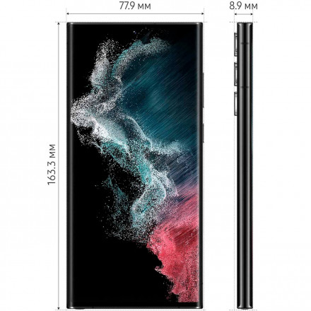 Смартфон Samsung Galaxy S22 Ultra 12/512GB черный фантом