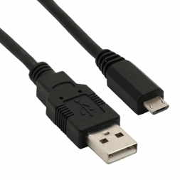 Кабель MicroUSB - USB 2м (черный)